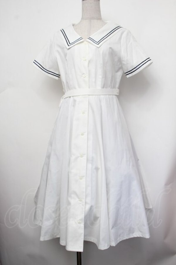 画像1: MILK / marine ドレス  白 S-26-01-29-047-ML-OP-AS-ZS (1)
