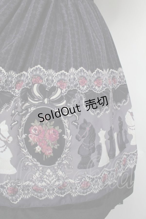 画像4: axes femme / チェス柄ストライプレースワンピース  紫 S-26-01-29-049-AX-OP-AS-ZS (4)