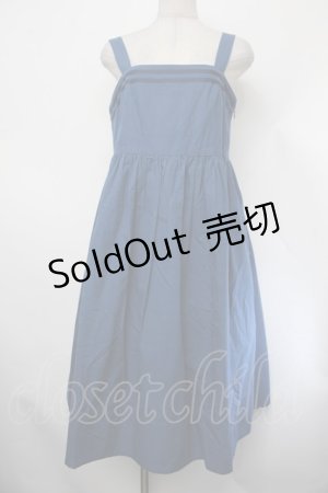 画像: Jane Marple / ラインジャンパースカート  紺 S-26-01-29-052-JM-OP-AS-ZS