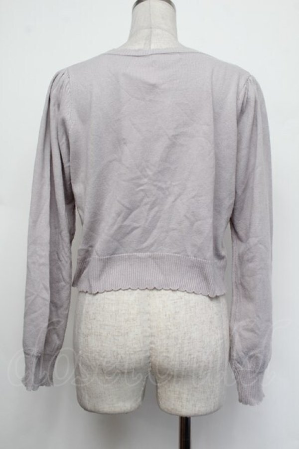 画像4: Amavel / パールカーディガン F ラベンダー S-26-01-29-062-CA-TO-TE-ZS (4)