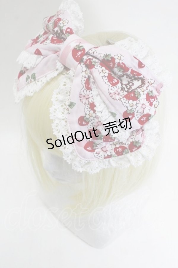 画像2: BABY,THE STARS SHINE BRIGHT / Juicy Strawberry Memoryカチューシャ  ピンク S-26-01-29-008-BA-AC-AS-ZS (2)