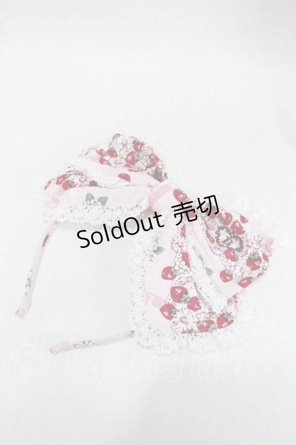 画像3: BABY,THE STARS SHINE BRIGHT / Juicy Strawberry Memoryカチューシャ  ピンク S-26-01-29-008-BA-AC-AS-ZS (3)