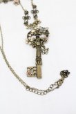 画像3: axes femme / 鍵モチーフネックレス   S-26-01-29-014-AX-CO-HR-ZS (3)