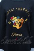 画像2: KANSAI YAMAMOTO / 刺繍ロンT  黒 S-26-01-29-031-PU-TO-HR-ZS (2)