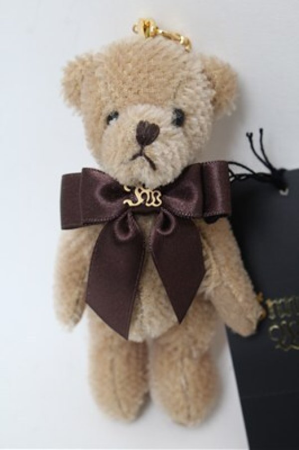 画像1: Innocent World / テディ3兄弟バッグチャーム  ブラウン S-26-01-31-001-IW-ZA-HR-ZS (1)