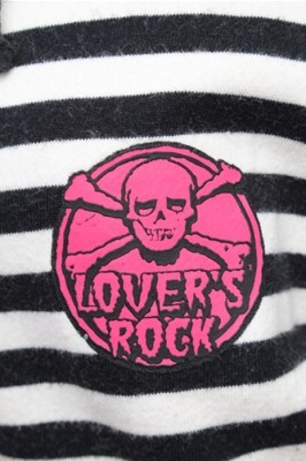 画像4: SUPER LOVERS / ボーダーパーカー  黒ｘ白 S-26-01-31-031-PU-TO-HR-ZS (4)