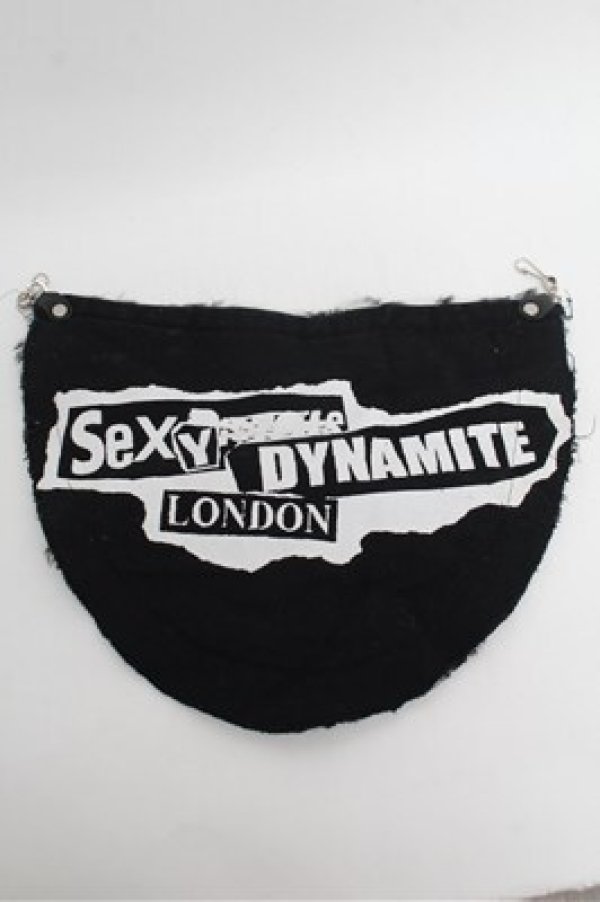 画像2: SEXY DYNAMITE LONDON / ゼブラ柄フラップ  黒ｘ白 S-26-01-31-006-PU-ZA-HR-ZS (2)