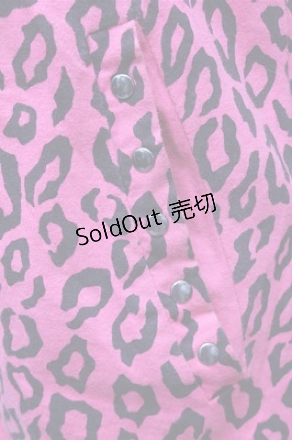 画像4: SEX POT ReVeNGe / レオパードパーカー  黒 S-26-01-31-034-SP-TS-HR-ZS (4)