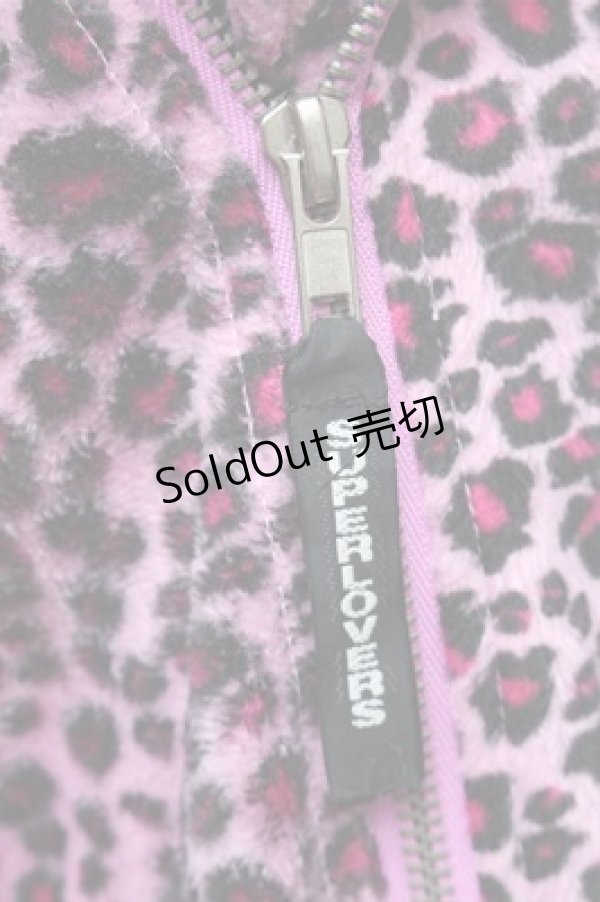 画像5: SUPER LOVERS / レオパードパーカー  パープル S-26-01-31-035-PU-TS-HR-ZS (5)