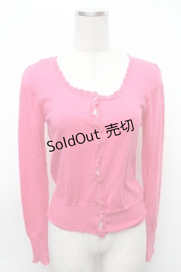 画像1: Emily Temple cute / カーディガン  ピンク S-26-01-31-036-ET-TO-HR-ZS (1)