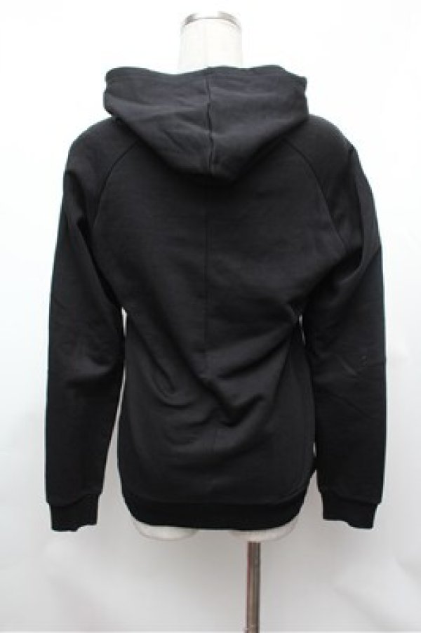 画像3: Sixh / プリントZIPパーカー  黒 S-26-01-31-043-HN-TO-HR-ZS (3)