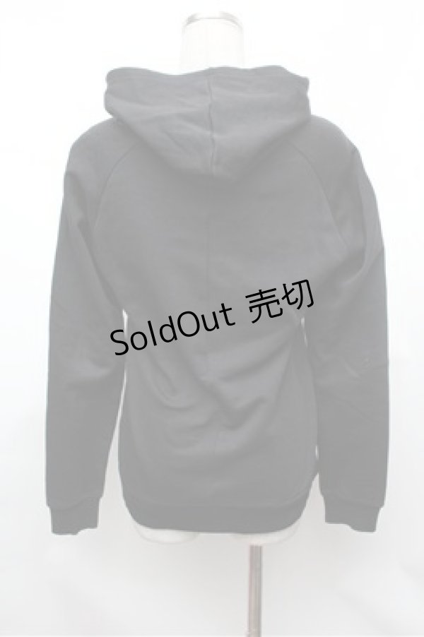 画像3: Sixh / プリントZIPパーカー  黒 S-26-01-31-043-HN-TO-HR-ZS (3)