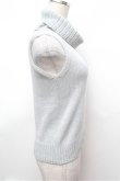 画像2: INGEBORG / ノースリーブタートルニット  グレー S-26-01-31-047-LO-TO-HR-ZS (2)