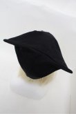 画像3: ALGONQUINS / スカルワッペンねこみみハット  黒 S-26-01-31-008-AL-ZA-HR-ZS (3)