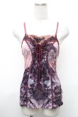 画像1: OZZ ANGELO / 絵画プリントキャミソール  パープル S-26-01-31-1001-OO-TO-HR-ZS (1)