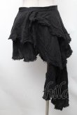 画像2: SEXY DYNAMITE LONDON / ガーゼイレヘムスカート  黒 S-26-01-31-1038-PU-SK-HR-ZS (2)