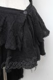 画像3: SEXY DYNAMITE LONDON / ガーゼイレヘムスカート  黒 S-26-01-31-1038-PU-SK-HR-ZS (3)