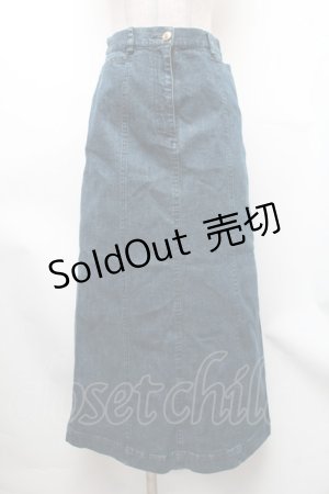 画像: INGEBORG / デニムスカート  インディゴ S-26-01-31-1050-LO-SK-HR-ZS