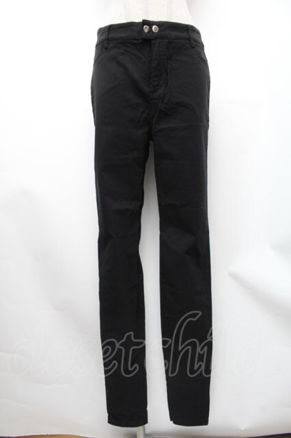 画像1: KMK(KINGLY MASK)  / フィットスキニーパンツ  黒 S-26-01-31-1053-PU-PA-AS-ZS (1)