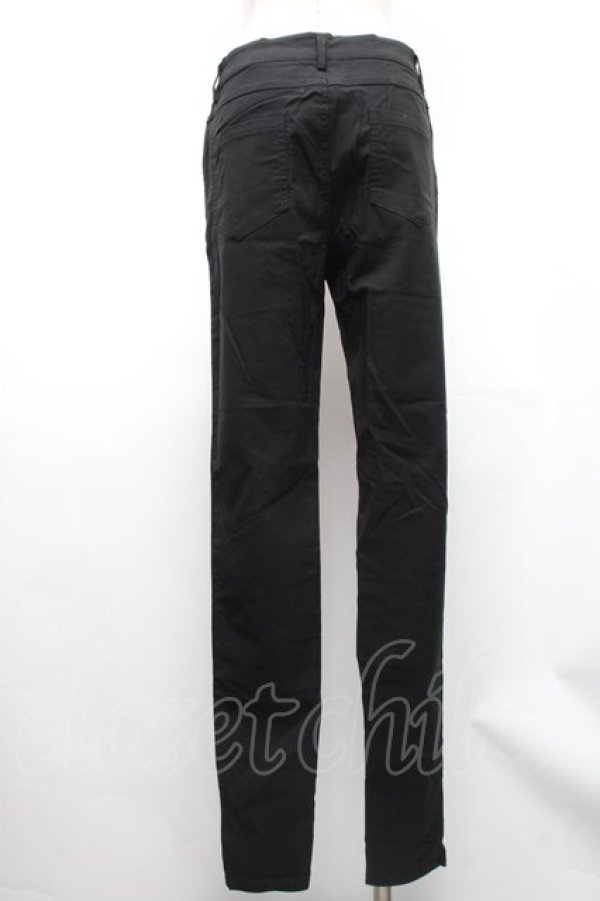 画像2: KMK(KINGLY MASK)  / フィットスキニーパンツ  黒 S-26-01-31-1053-PU-PA-AS-ZS (2)
