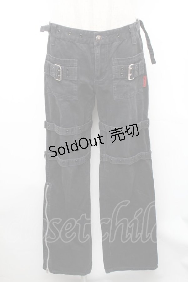 画像1: TRIPP NYC / ジップアップパンツ 7 黒 S-26-01-31-1056-PU-PA-HR-ZS (1)