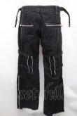 画像2: TRIPP NYC / ジップアップパンツ 7 黒 S-26-01-31-1056-PU-PA-HR-ZS (2)