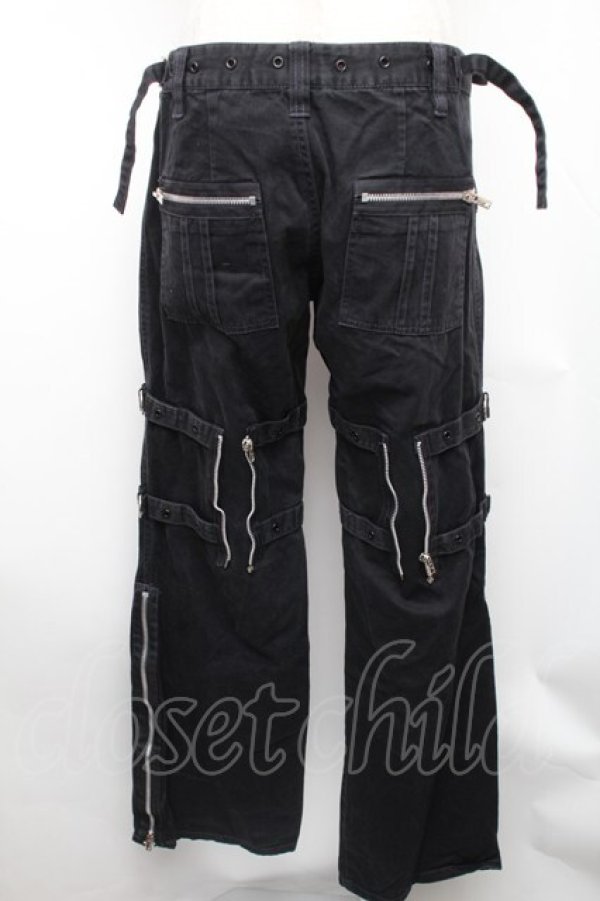画像2: TRIPP NYC / ジップアップパンツ 7 黒 S-26-01-31-1056-PU-PA-HR-ZS (2)