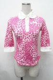画像1: MILK / レオパードカットソー  ピンク S-26-01-31-1011-ML-TO-HR-ZS (1)