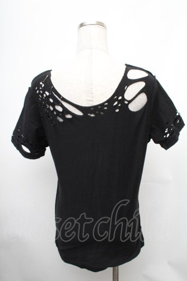 画像2: SEXY DYNAMITE LONDON / セディショナリーズカットソー  黒 S-26-01-31-1014-PU-BL-HR-ZS (2)