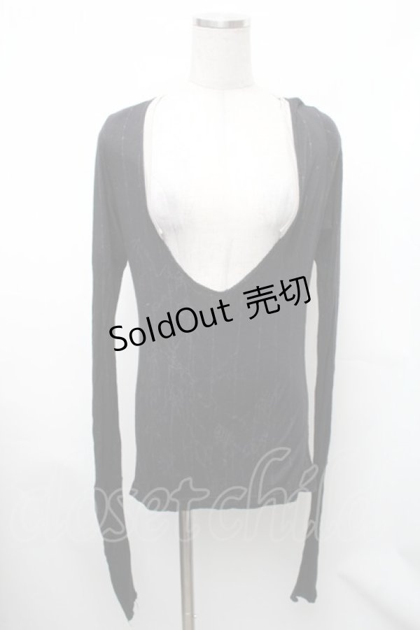 画像1: Sixh / ロングスリーブカットソー  黒 S-26-01-31-1016-HN-TO-HR-ZS (1)