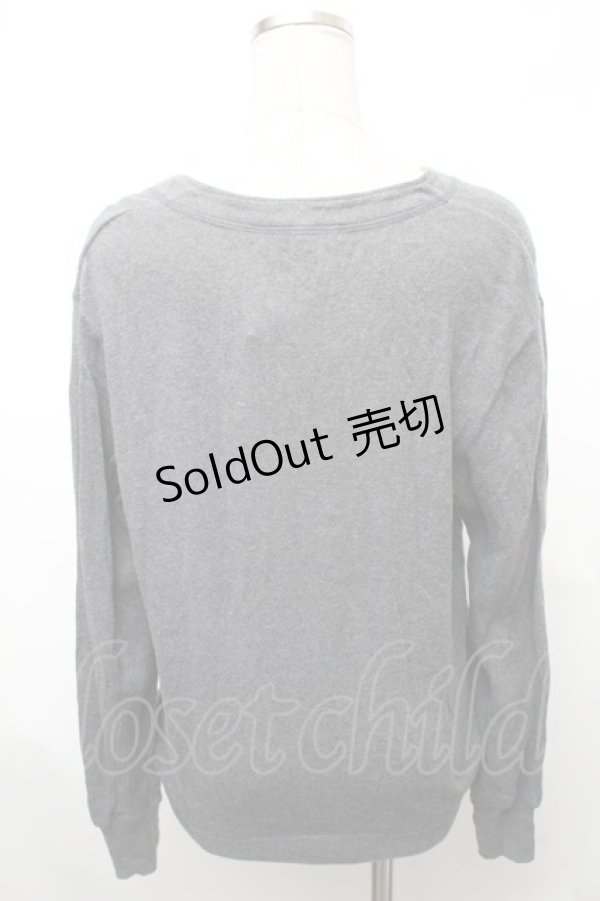 画像2: HYSTERIC GLAMOUR / スカルプリントニットカーディガン  グレー S-26-01-31-1022-PU-TO-HR-ZS (2)