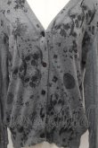 画像3: HYSTERIC GLAMOUR / スカルプリントニットカーディガン  グレー S-26-01-31-1022-PU-TO-HR-ZS (3)