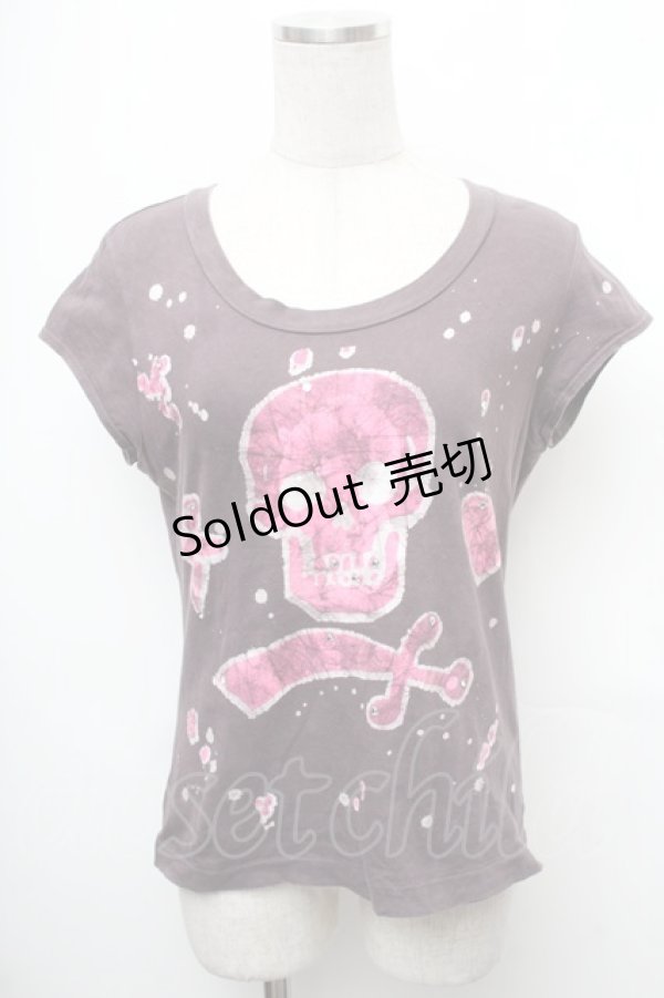 画像1: RNA / スカルプリントTシャツ   S-26-01-31-1023-PU-TS-HR-ZS (1)