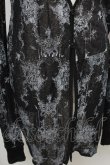 画像3: VII / プリントシアーカーディガン  黒 S-26-01-31-1026-HN-TO-HR-ZS (3)
