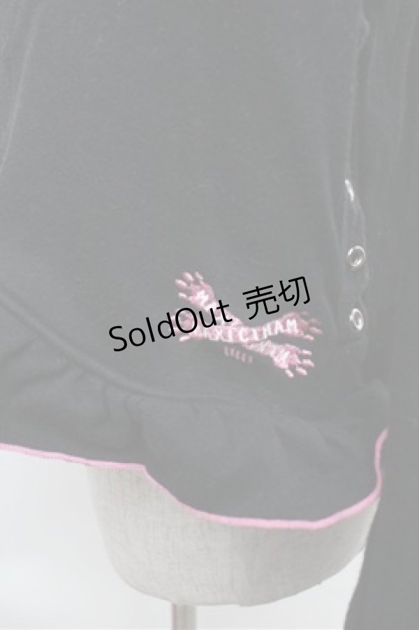 画像5: MAM MAXICIMAM / ねこみみパーカー  黒ｘピンク S-26-01-31-055-0-TO-HR-ZS (5)