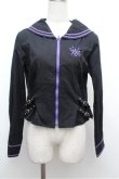 画像1: MAM MAXICIMAM / セーラーパーカー  黒ｘ紫 S-26-01-31-056-0-BL-HR-ZS (1)