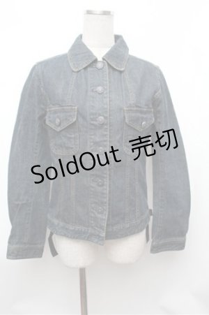 画像: INGEBORG / サイドベルトデニムジャケット   S-26-01-31-058-LO-BL-HR-ZS