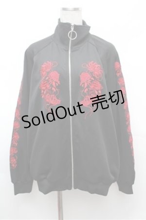 画像: AdaNous / 曼珠沙華ジャージ  黒ｘ赤 S-26-01-31-060-PU-JA-AS-ZS