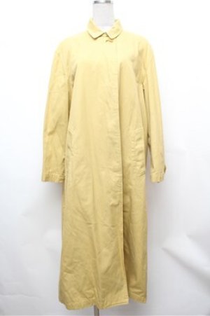 画像: INGEBORG / 裏地花柄ステンカラーコート  イエロー S-26-01-31-065-LO-JA-HR-ZS