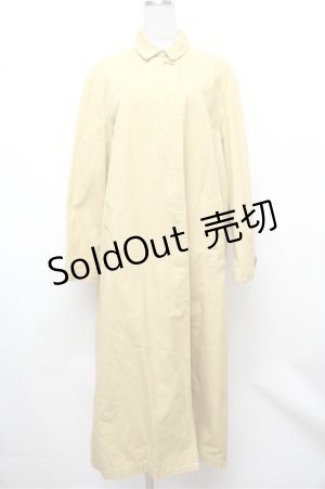 画像: INGEBORG / 裏地花柄ステンカラーコート  イエロー S-26-01-31-065-LO-JA-HR-ZS