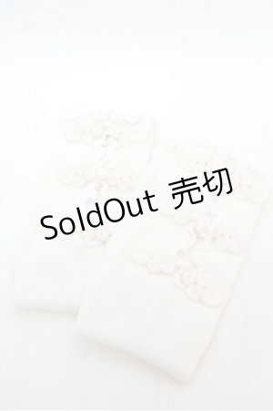 画像: Hoshibako Works / チャイナ風ソックス  白 S-26-01-31-002-LO-ZA-HR-ZS