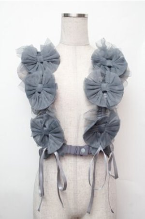 画像: Vallee lys / Nocturne Tulle Harness  ブルー S-26-01-31-014-GO-TO-HR-ZS