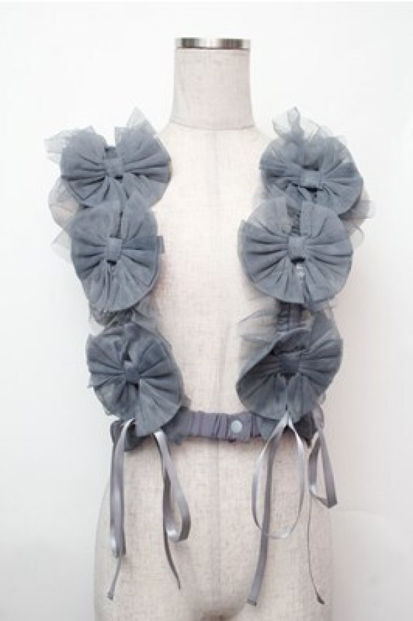 画像1: Vallee lys / Nocturne Tulle Harness  ブルー S-26-01-31-014-GO-TO-HR-ZS (1)