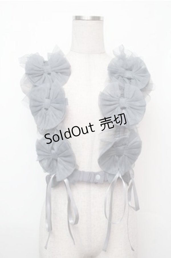 画像1: Vallee lys / Nocturne Tulle Harness  ブルー S-26-01-31-014-GO-TO-HR-ZS (1)