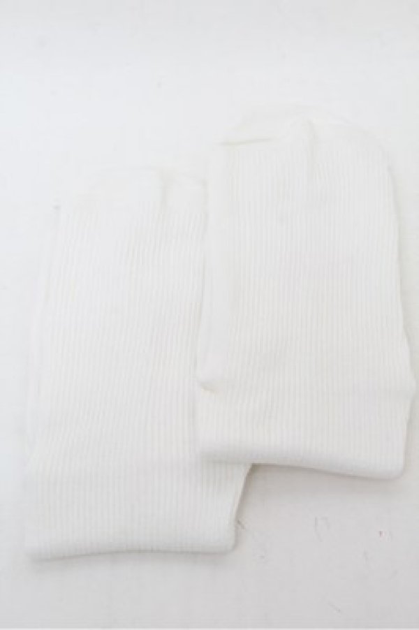 画像2: Hoshibako Works / チャイナ風ソックス  白 S-26-01-31-002-LO-ZA-HR-ZS (2)