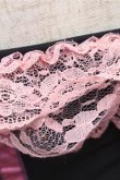 画像3: SEXY DYNAMITE LONDON (CHOICE) / レースサテンキャミ  黒ｘピンク S-26-01-31-016-PU-TS-HR-ZS (3)