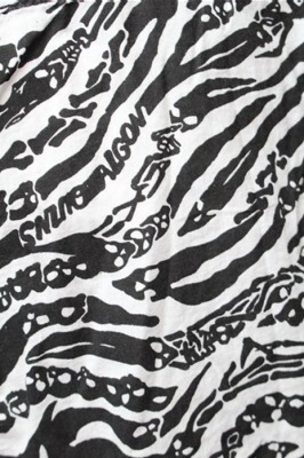 画像4: ALGONQUINS / ゼブラ柄ブラウス  黒ｘ白 S-26-01-31-024-AL-TO-HR-ZS (4)