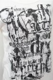 画像3: ALGONQUINS / プリントカットソー  白 S-26-01-31-027-AL-TS-HR-ZS (3)