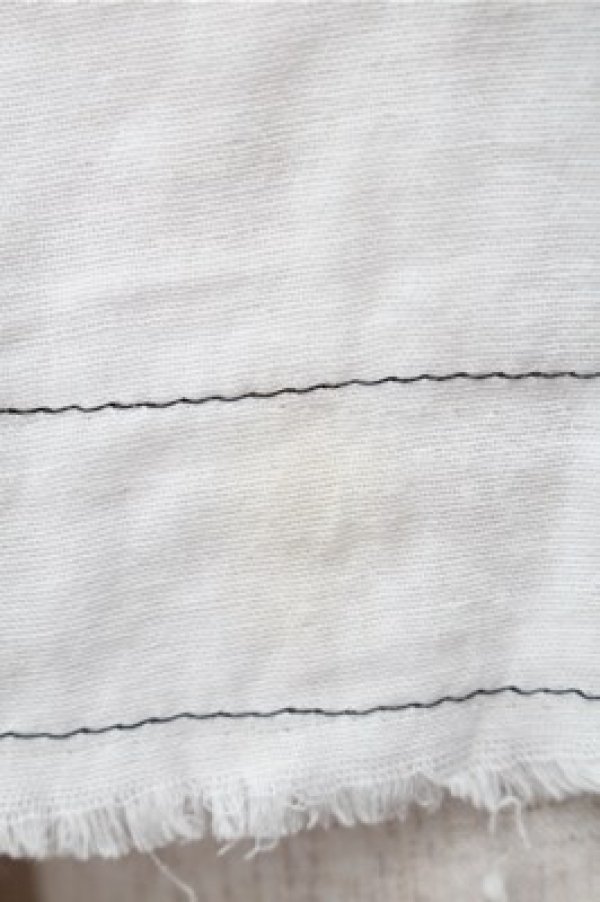 画像6: MAD / プリントガーゼZIPパーカー  白 S-26-01-31-028-PU-BL-HR-ZS (6)