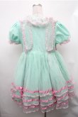 画像2: 中国ロリータ / ワンピース  ミントｘピンク S-26-02-01-038-LO-OP-AS-ZS (2)